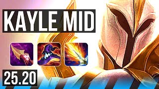 Kayle Vs Sylas Mid 7 Solo Kills, 1737, Legendary, 44K Dmg Kr Master 25.20