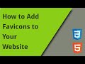 Adding Favicons to Websites