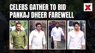 Pankaj Dheer Funeral Salman Khan And Mika Singh Attend Pankaj Dheer Funeral In Mumbai