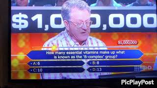 Who Wants To Be A Millionaire Hot Seat Craig Anderson 01102018 1,000,000 Questions