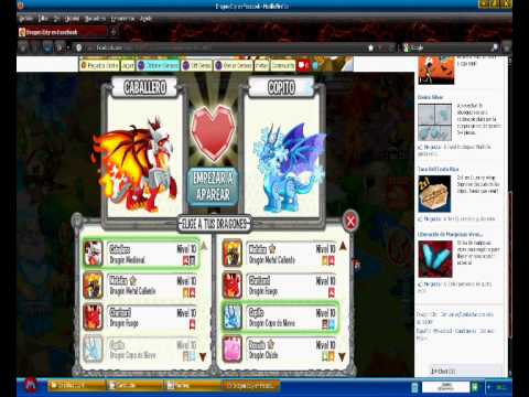 dragon fuego fresquito y dragon legendario(combinaciones)dragon city