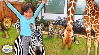 Learn Animals With Ryan For Kids | Educational Pretend Play!