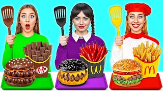 Wednesday Vs Büyükanne Yemek Yapma Mücadelesi Mutfak Savaşı Teendo Challenge
