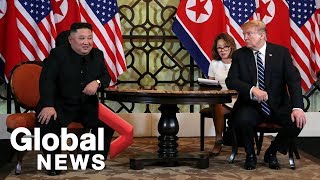 President Trump in 'no rush' for deal with Kim Jong Un on summit day two