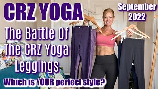 CRZ Yoga | Battle of the CRZ Yoga Leggings! | September 2022