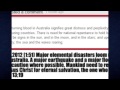 Apocalyptic! DUST STORM ravage AUSTRALIA after 'Armageddon' FIRES - Blood BEACHES Jan.10, 2012