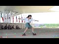 2017 Roller Games,Senior Women Classic Slalom 1st,Fenghui 成女花桩 冠军 冯辉