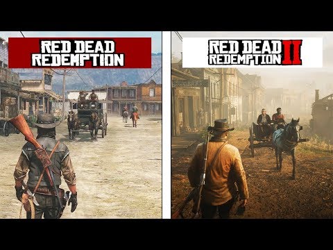 Red Dead Redemption 2 VS Red Dead Redemption | 4K Early Gameplay Comparison