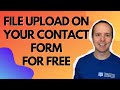 Contact Form With File Upload - WordPress File Upload In Contact Form 7