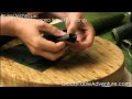 How to fold banana leaves for Lontong (Global Table Adventure)