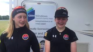 Tour Series Brooklands: rider chat - Elynor and Zoe Backstedt