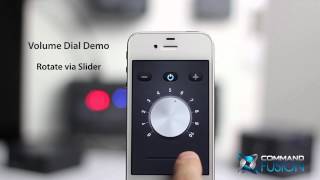 Volume Dial Demo - Commandfusion Iviewer