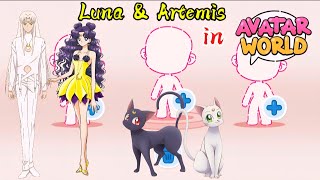How To Make Luna & Artemis Sailor Moon In Avatar World