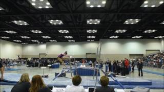 Hannah Oliveros JO National Championships 2017 Bars