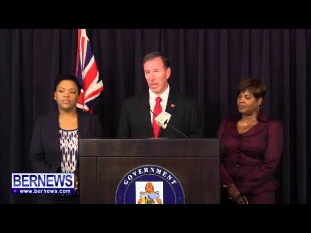 Minister Michael Dunkley, Feb 20 2014