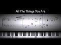 “All The Things You Are” Jazz Piano