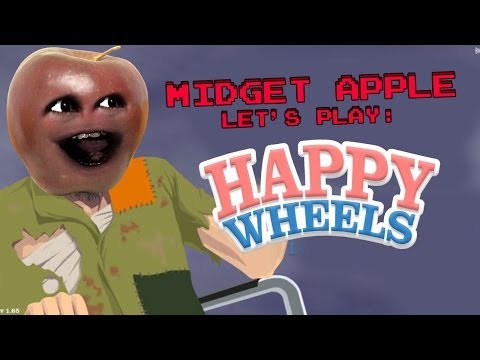 Annoying Orange Let's Play Happy Wheels