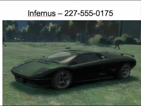GTA IV - Cheat Code for Infernus - YouTube