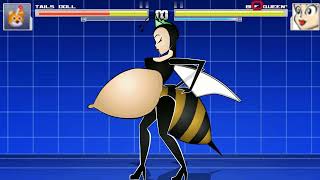 Mugen Vore Bee Queen Vs Tails Doll
