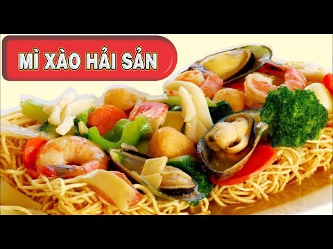 Mì Xào Hải Sản 🦑🦐🦀🍤🎣#caucaonline🎣🍜🥗🥒🥬🥦