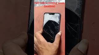 #short realme 1 broken touch glass replacement