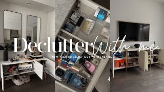 Declutter & clean with me! 2024 reset | deep cleaning + organizing | Allyiahsfac