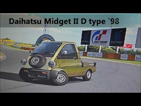 daihatsu midget II d type 98 drift commercial gold chrome Midget