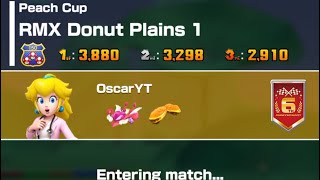 Mario Kart Tour Dr. Peach Rmx Donut Plains 1 Peach Cupbattle Tour 2025