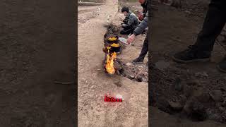 Fire Village In Chongqing Flames That Never Go Out