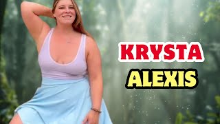 Krysta Alexis Curvy Model Plus Size Fashion Lifestyle, Wiki Outfits Bikini Haul Biography4