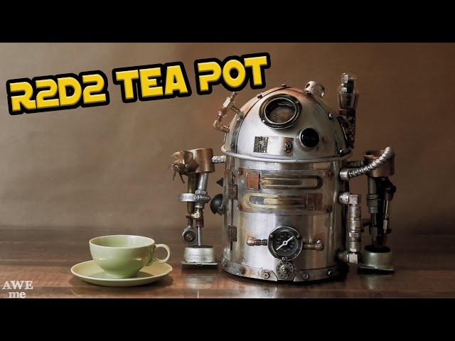 DIY R2D2 Steampunk Teapot - Video