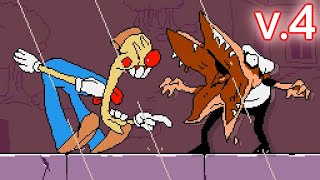 Playable Fake Peppino, But Updated Again D V.4 Pizza Tower Mods Gameplay