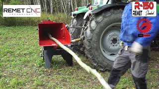 Tocator de crengi acționat de tractor R-150/6
