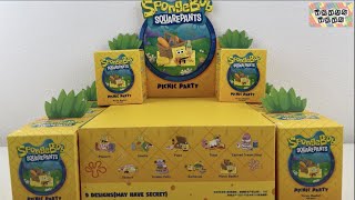 Spongebob Squarepants Opening Mystery Boxes Picnic Party Figures