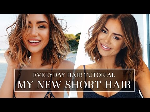 HAIR TUTORIAL - HOW I DO MY HAIR EVERYDAY - LONG BOB HAIR STYLE TUTORIAL FOR HAIR WITH A TWIST - YouTube