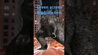 Godzilla Green Screen Test For Videos