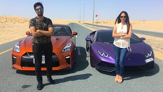lamborghini racing vs my sister