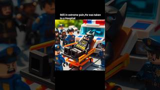 A Man Steps On Lego