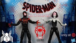 Marvel Legends SPIDER-MAN INTO THE SPIDER-VERSE 2 Pack Miles Morales & Spider-Gwen Comparison