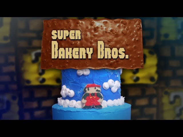 Super Mario Brothers On A Cake - Video