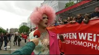 Abendschau: Miss CSD Jurassica Parka (RBB)