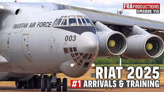 Riat 2025 Highlights Arrivals, Training, Air2Air Il-78, Jf-17, C-5, E-3F, U-2, C-17...