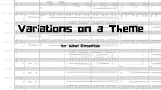 "Variations on a Theme" by Seth E. Brown for Wind Ensemble