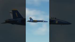 Blue Angles Low Pass Over Runway In Msfs2020. #Shorts