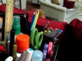 4 black desk carousel