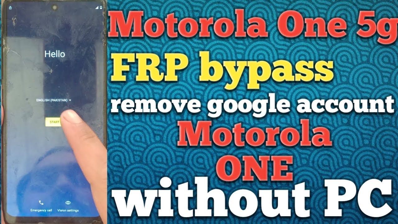 Motorola one 5g frp bypass remove google account new Motorola one 5g frp bypass remove google account new