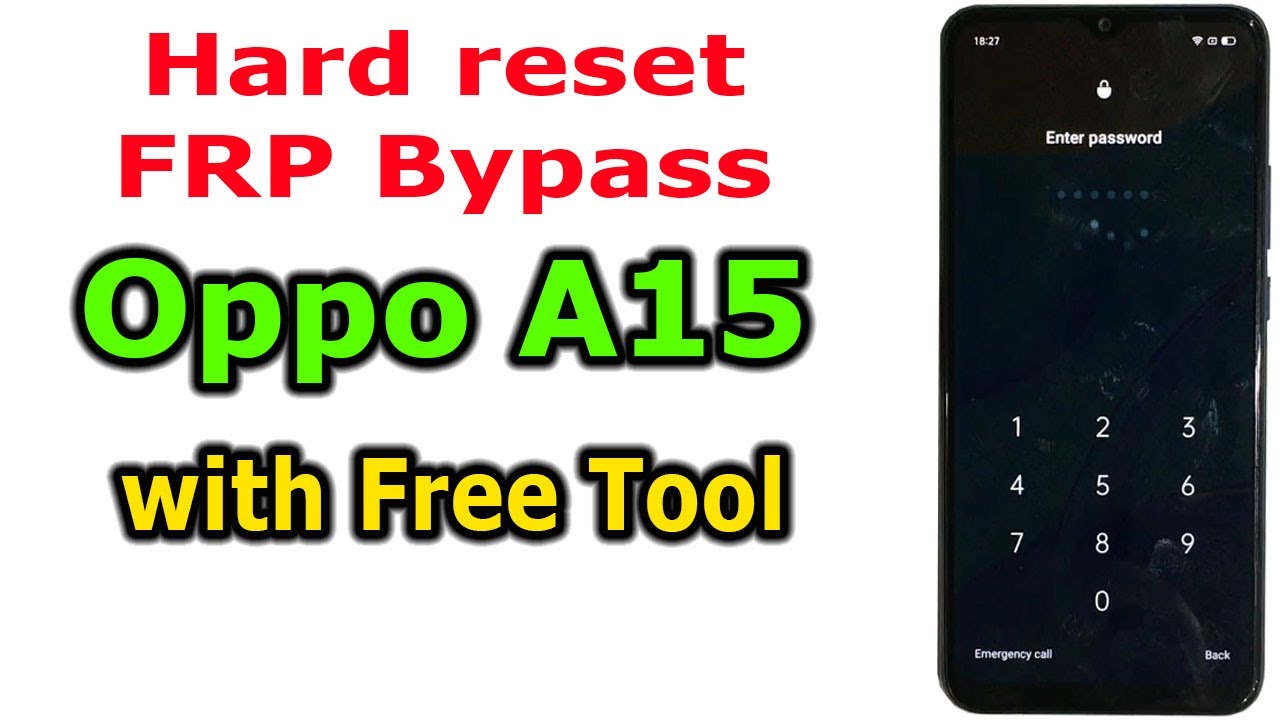 Oppo A15 Android 10 How to Hard reset/FRP Bypass/Google Oppo A15 Android 10 How to Hard reset/FRP Bypass/Google