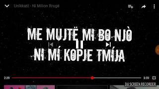 Unikkatil - Ni Milion Rrugë Diss Noizy Ledri Vula
