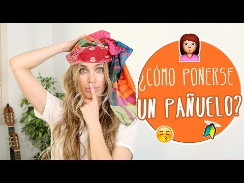 14 Maneras de ponerse un paƱuelo - Vanesa Romero TV