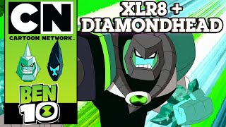 Ben 10 | The Power Of 10: XLR8 + Diamondhead | Cartoon Network UK 🇬🇧